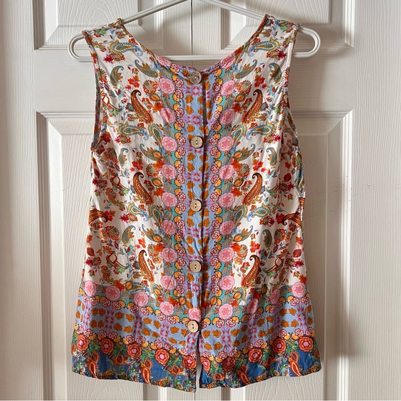 Soirée Multi-print Top - Picture 2 of 6